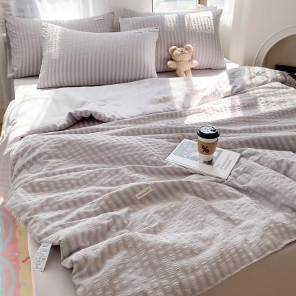 Seersuckerin ilmasto-comfort kesäpeitto