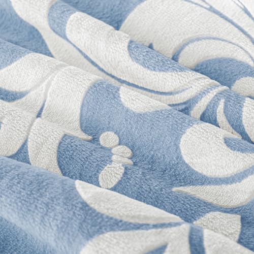 Burnout Printed Flanelli Talvipeite, Bohemian Pehmopeitto erittäin pehmeällä mikrokuitupohjalla, Lämpimät vuodevaatteet ympäri vuoden