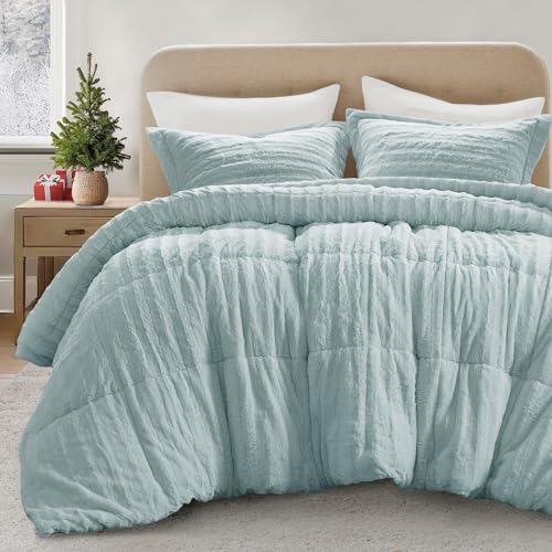 Tekoturkispussilakanasetti, erittäin pehmeä pehmoinen vuodevaatteet, jossa uurrettu rakenne, kodikas luksuspeitto